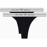 Emporio Armani Women's Everyday Cotton 2 Pack Thong