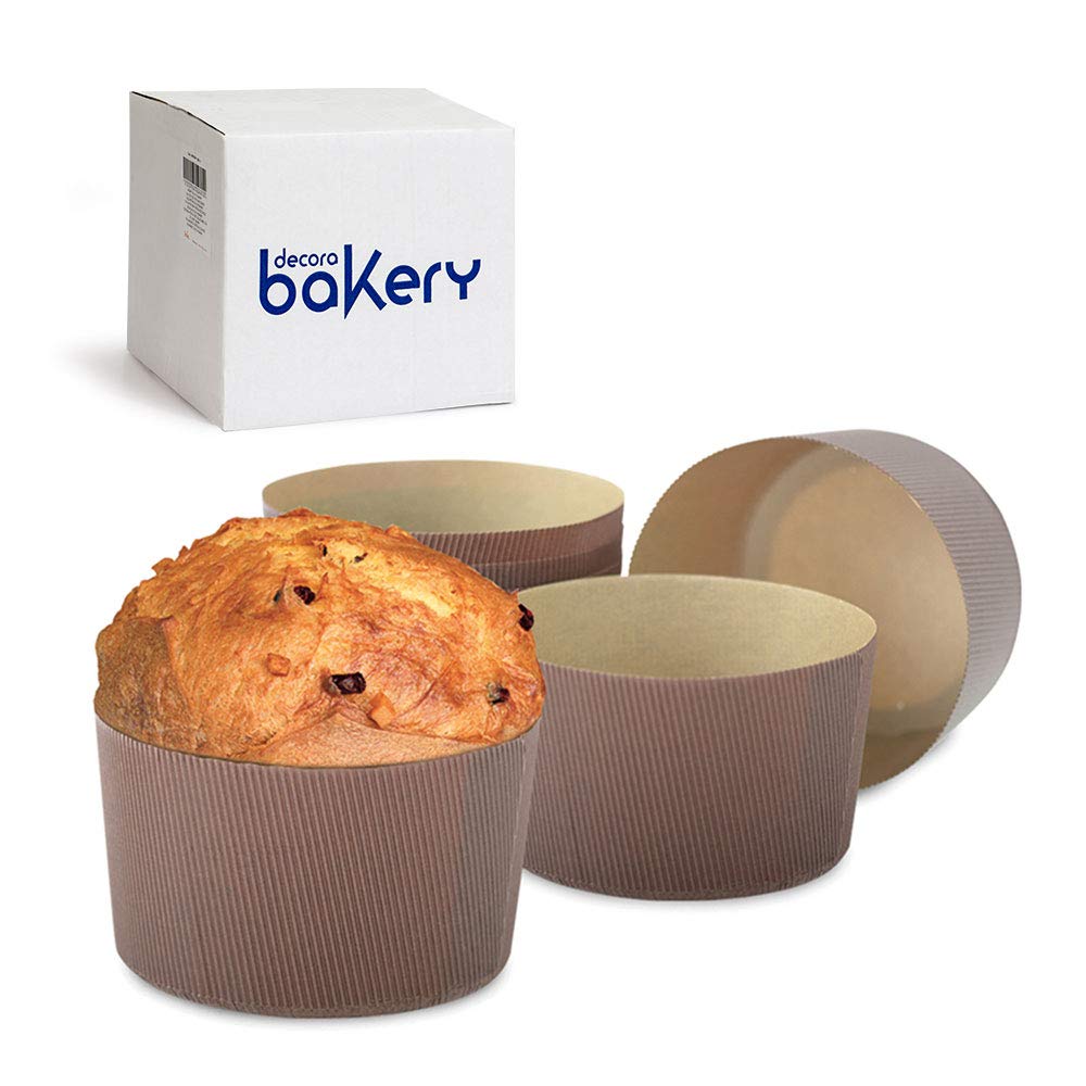 DECORA 40 PCS Oven Safe Paper Canasta Baking PAN 1000 G, Carta da forno, Brown, g-40 Pieces
