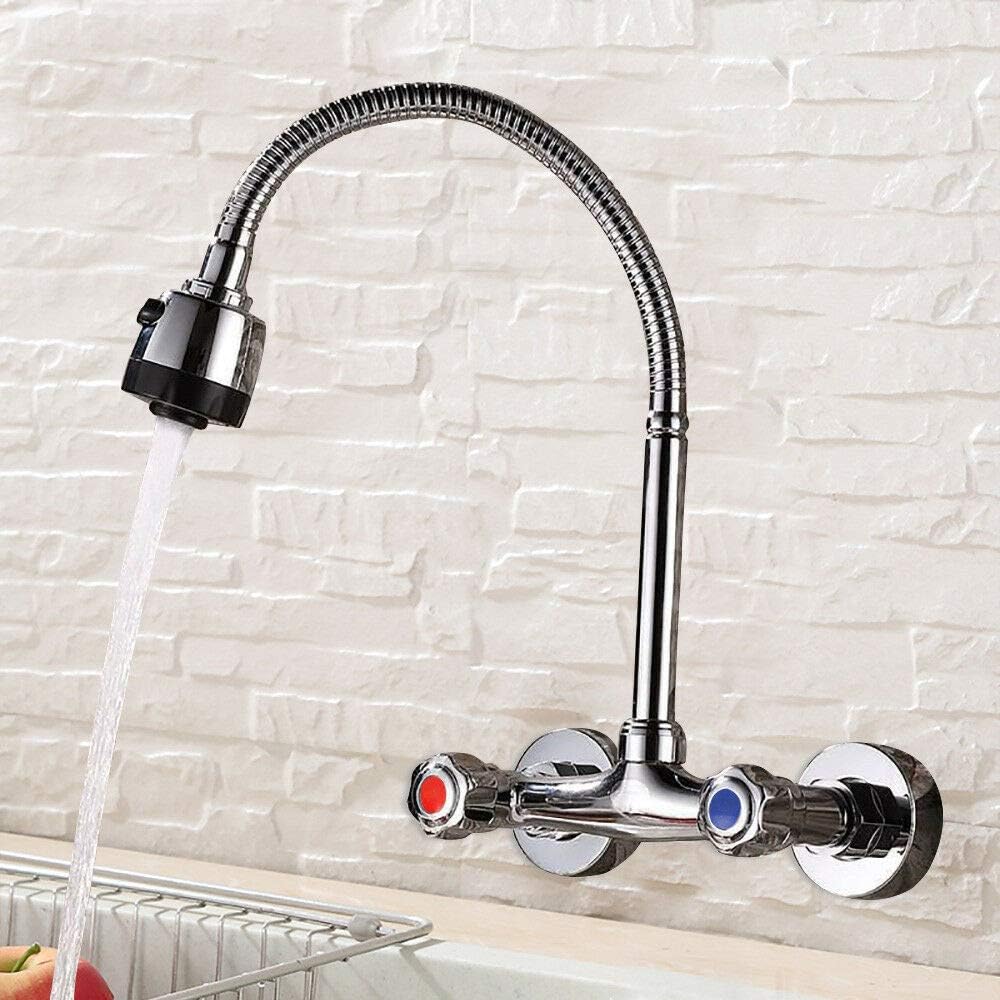 Kirchhoff - Grifo para fregadero (extensible, dos agujeros): Amazon.es