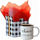 Chaos Coordinator Mug 11 Ounce, Funny Ceramic Coffee Mug with Saying