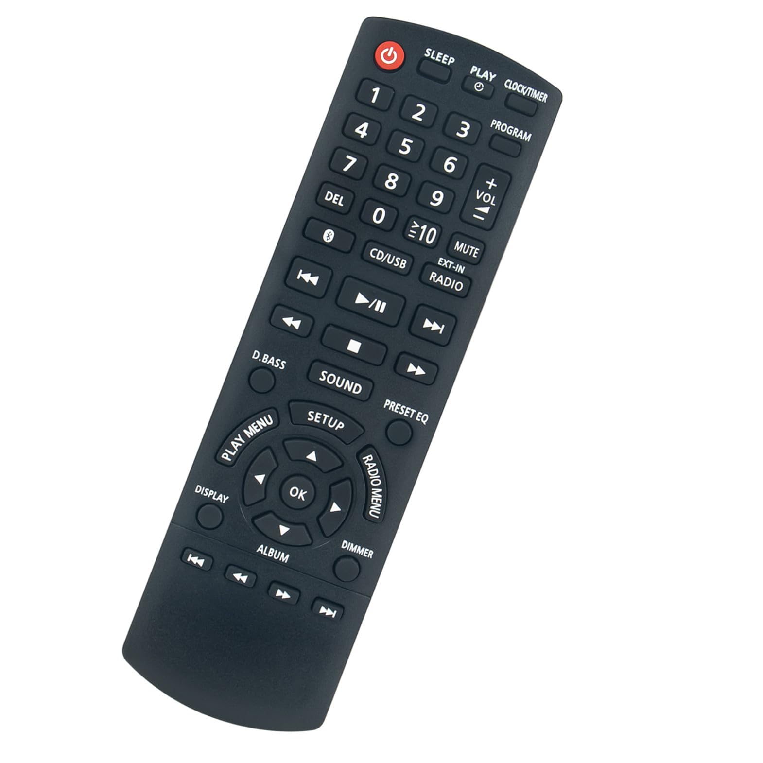 N2QAYB001018 VINABTY Replace Remote Control Fit for Panasonic SC-PMX9 SA-PMX9 Compact CD Stereo Audio System SA-PMX70EG SA-PMX70 SA-PMX70B