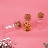 Udewo 10 Pcs Small Glass Bottles with Cork Lids 6ml Mini Vials for DIY Crafts view 3