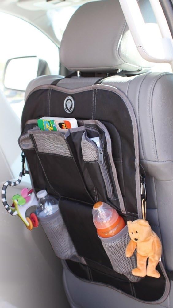 Prince Lionheart Back Seat Organiser, Black/Grey - Image 5