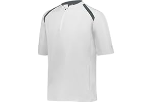 Holloway Mens Clubhouse Short Sleeve Pullover Cage Jacket-Ultimate Athletic Performance Wear for Maximum Mobility