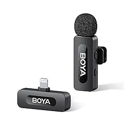 BOYA by-V1 Wireless Microphones for iPhone iPad