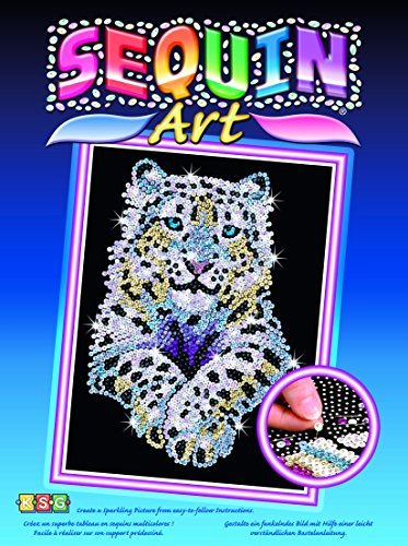 Painting art colorful snow lepard 