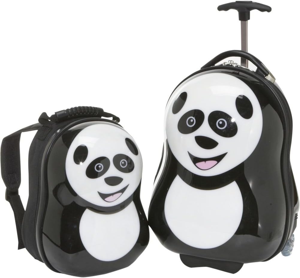 Happy Travel Pals Kids Animal Luggage and Backpack Panda