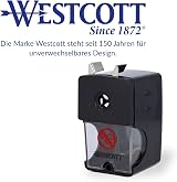 Westcott Pencil Sharpener Black E-14216 00 with Table Clamp 7-12 mm view 6