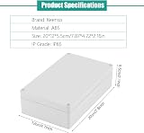 Fafeicy IP65 Waterproof ABS Junction Box Project Enclosure 200x120x56mm Outdoor view 2