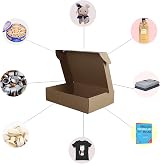 RLAVBL 20 Pack 12x9x3 inch Corrugated Shipping Boxes Brown view 6