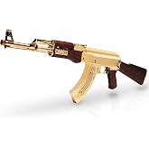 QicoociQ Modified Automatic Electric Gel Ball Blaster Golden Color&ndash; Extended 65.6+ Foot Range, 7.4V Powerful