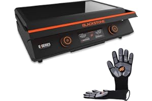 22" Electric Griddle Nonstick with Lid, 8001 E-Series Tabletop Large Griddle with Seasoning By Blackstone For Indoor and Outd