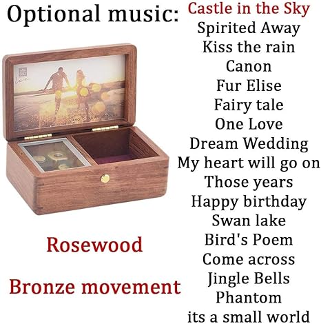 Amazon Co Jp Mxltiandao 手作り オルゴールボックス オルゴール 音楽ボックス 木製オルゴール 音楽箱 誕生日 バレンタインデー プレゼント Color Collocation 6 Size フリー ホーム キッチン