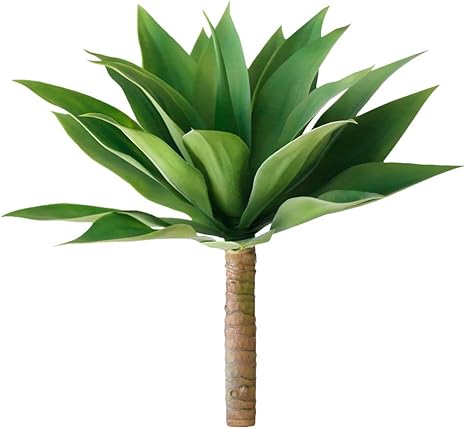 Amazon Blooming Me フラワーデザイナー推薦 枯れない 高品質 上質な造花 光触媒 多肉植物 観葉植物 存在感抜群 アガベブッシュ サイズは２種類 45cm 並行輸入品 造花 オンライン通販