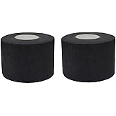 ericotry 2 Rolls Black Disposable Barber Neck Paper Strips Professional Hairdressing Stretchy Wrap Barber Accessories for Sal