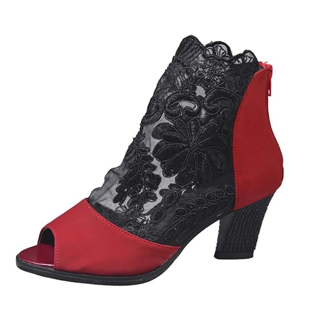Ansenesna Sandalen Damen 7cm Absatz Keilabsatz Plateau Wedge Peep Toe Elegant Sommerschuhe Hinten Geschlossen Schuhe Für Part