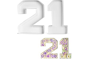 CARDOBIR 10" Cardboard Number, Paper Mache Numbers, Number Charcuterie Board Box, Cardboard Numbers For Charcuterie(21)