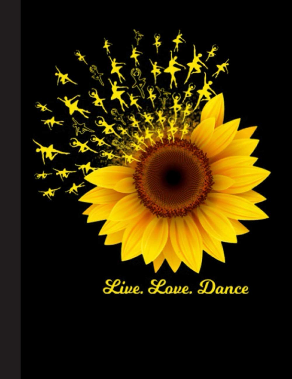 Live Love Dance Notebook: Gift for Ballet Lovers, 8.5 x 11 Inch Matte Softcover Paperback Notebook Journal With 120 Blank Lined Pages. Gifts For Dancers, Dancing Lover, Student, Teacher, School.