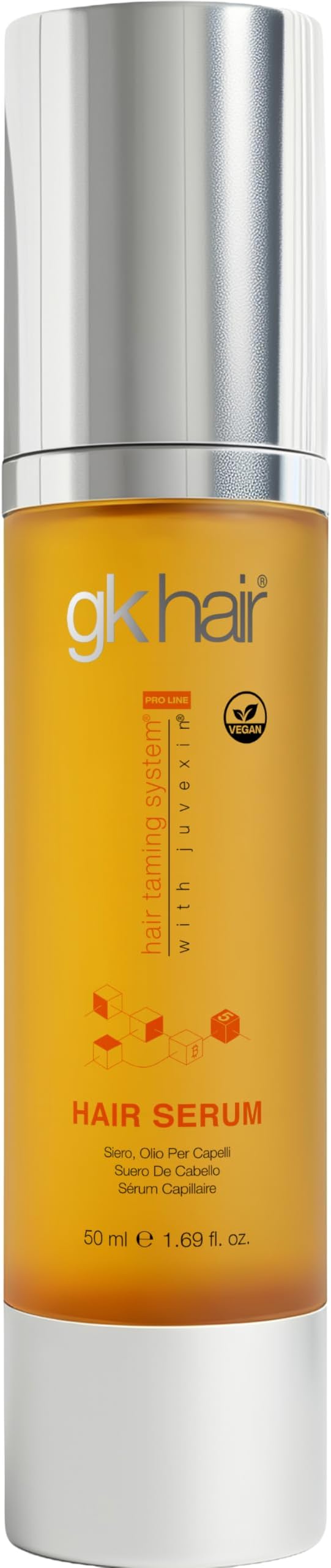 GK Hair Keratin Travel Size Anti Frizz Serum Vegan Argan Oil