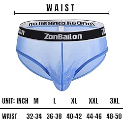 ZAIGGUT Mens Sexy See Through Underwear Breathable
