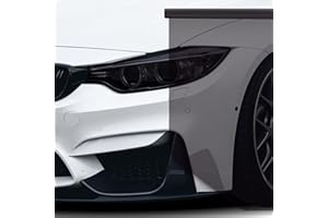 BESTMOY Car Light Tint Film, Headlight Fog Light Taillight Tint Film, 12 x 48 in, Self-Adhesive Vinyl Wrap Protector Film for Cars, Trucks, SUVs (Black)