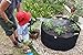 ECOgardener Grow Bags Square Foot Planter Raised Bed Fabric Pot - 12