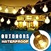 Mieres, Starry String Crystal Ball Covers, Waterproof Security Atmosphere Solar Light for Christmas, Holiday, Homes Ambiance, 30 LED, Warm White