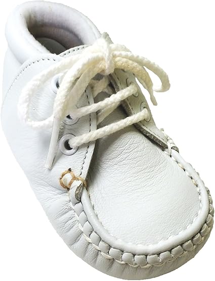 Amazon Co Jp ノーブランド品 ベビーシューズ ハンドメイド 革製 白 ベビー マタニティ