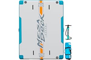 Driftsun Inflatable Floating Dock Platform - Mesa Dock Floats, Floating Docks for Lakes & Boats, Inflatable Island, Swim Platform Quick Inflation, Floating Mats for The Water