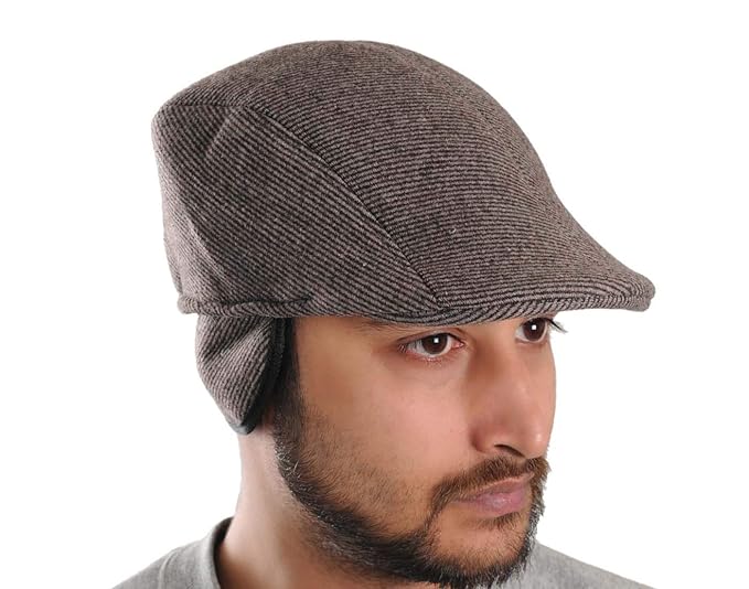 golf cap with ear flaps