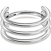 ONESING 16G/18G Helix Hoop Earring Stainless Steel Septum Rings G23 Titanium Cartilage Earring Stacked Nose Rings Hoops Conch Piercing Jewelry for Women Men