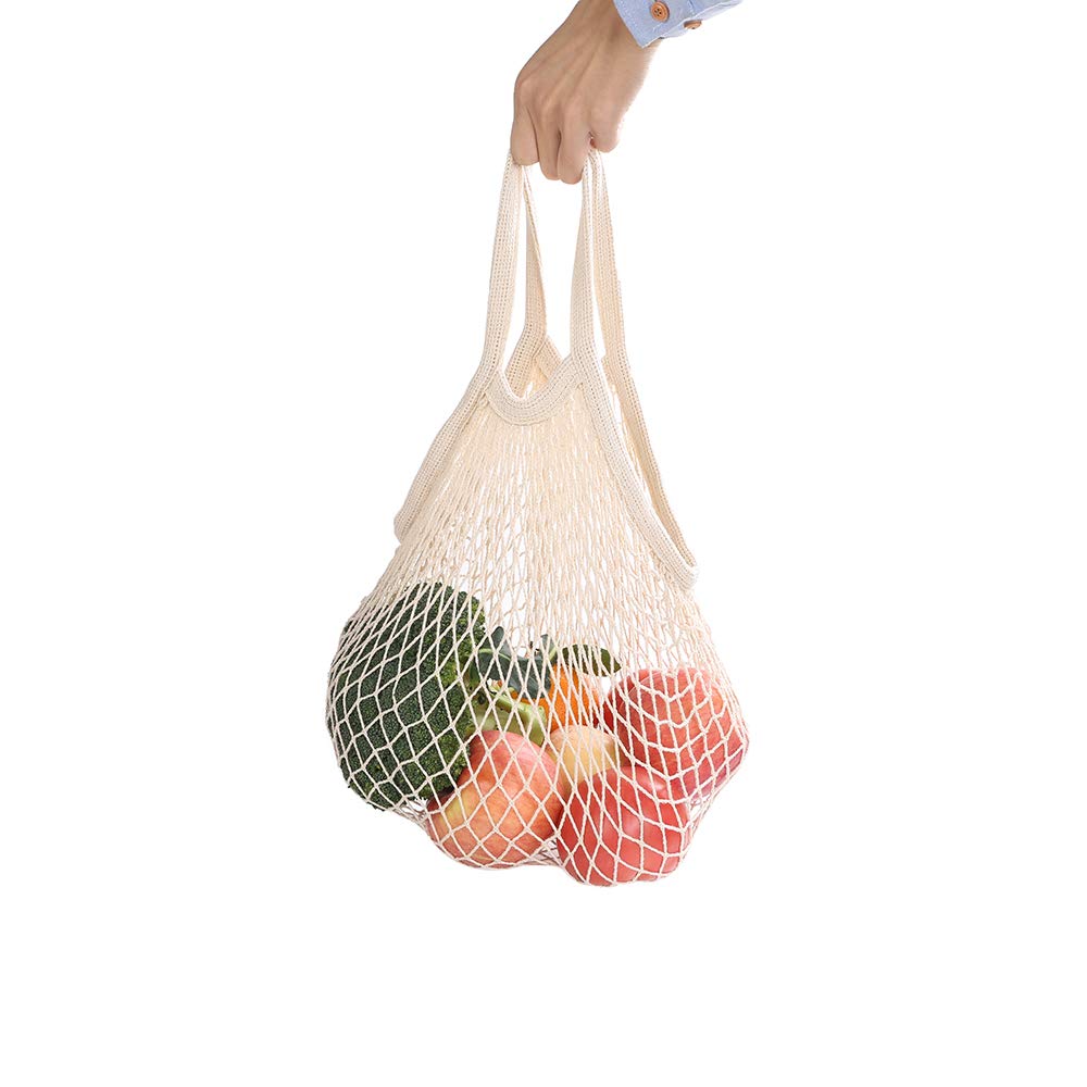 Reusable Produce Bags, Organic Cotton Mesh Bags for Grocery Shopping and Storage ，Machine Washable, Biodegradable, Eco-Friendly（11 Pack/2 Pack） (2)