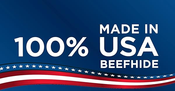 PET FACTORY 100% MADE IN USA BEEFHIDE 15-17″ KNOTTED BONE DOG CHEW TREAT – NATURAL FLAVOR, 1 COUNT/1 PACK