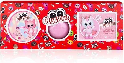 accentra GLUBSCHIS Bath Set Gift Box 3pc 100g Bath Salt Soap Bomb Fairy Kids