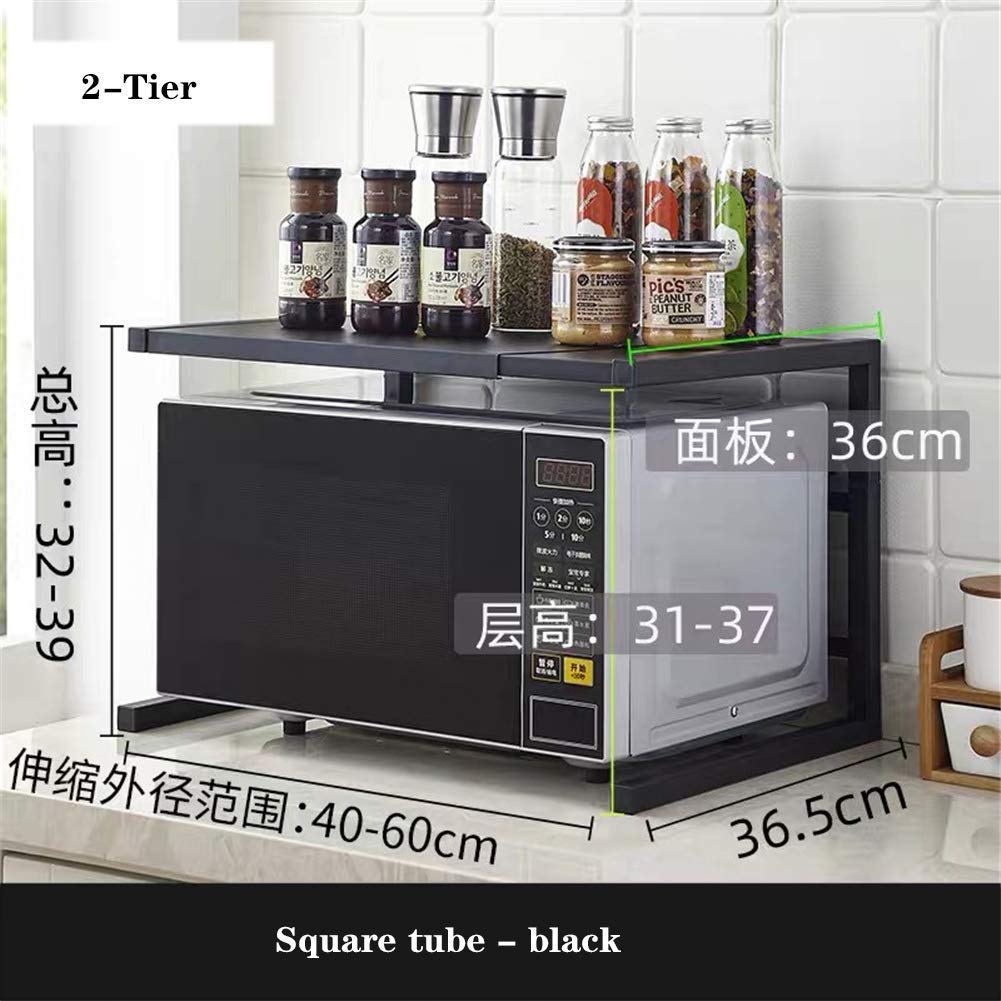 Nfudishpu Rejilla de Horno de microondas, Estante de mostrador de ...