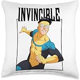 INVINCIBLE CHARACTER LOGO Throw Pillow