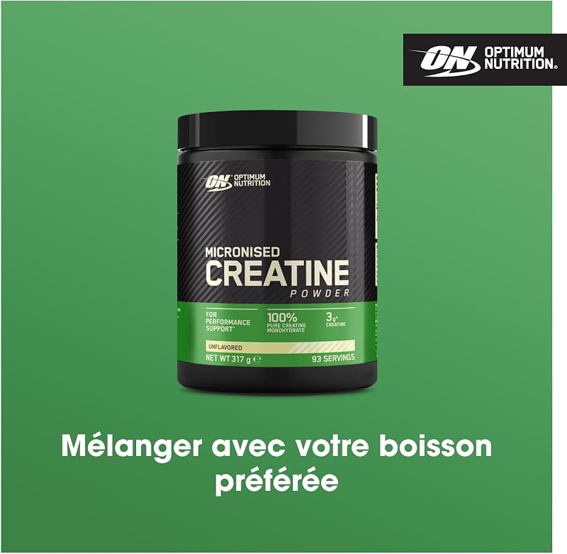 Micronised Creatine Monohydrate en Poudre, 317g