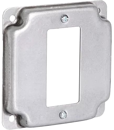 Hubbell-Raco 239 4 in. Square Plenum Box, Eleven 1/2 and Five 3/4