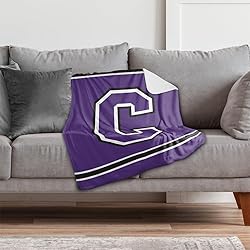 Cornell College Big Red Primary Logo Stripes Sherpa