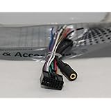 Amazon.com: Power Acoustik Car Sterio Head Unit 16-pin ... power acoustik wire harness 