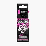 Muc-Off Inflator Kit CO2 Puncture Repair for Road Bikes 2 Cartridges CNC Head