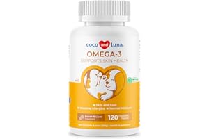 Omega 3 Fish Oil for Dogs - 120 Chewable Tablets - with Omega 3, 6, and 9, Vitamin E for Dog Shedding, Itchy, Dry Skin, Joint