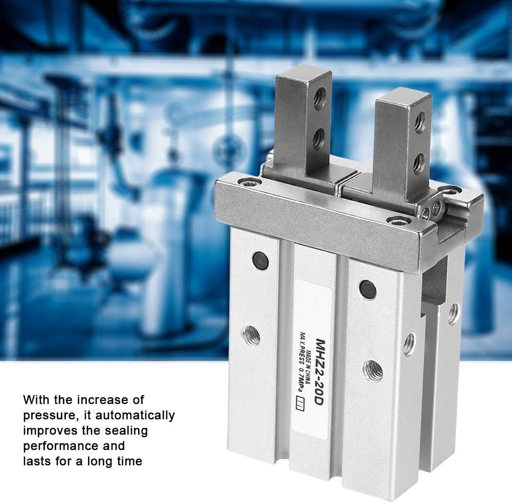 BiuZi Pneumatic Cylinder 20mm Bore Parallel Style Air Gripper Pneumatic Cylinder 20mm Bore Air Gripper Pneumatic Cylinder - Image 4