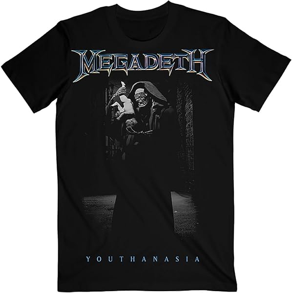 T-Shirt Megadeth Classique Noir - Taille S à 5XL, Neuf Avec étiquette