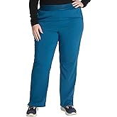 Cherokee Women's Scrub Pants, Mid-Rise Pull-On Straight Leg Bottom with 5 Pockets - CK136A