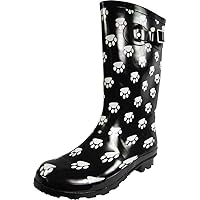 NORTY Women's Hurricane Wellie - Solids and Prints - Glossy & Matte Waterproof Mid-Calf Rainboots
