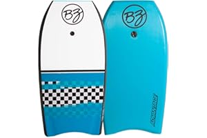 BZ Bodyboards - 36" Advantage Bodyboard - Crescent Tail, New Checker Graphic Slick, Includes Leash