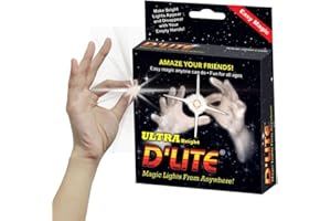D'lite Ensemble de tours de magie lumineux pour le pouce / 2 doigts magiques originaux ultra lumineux – tours de magie en gro