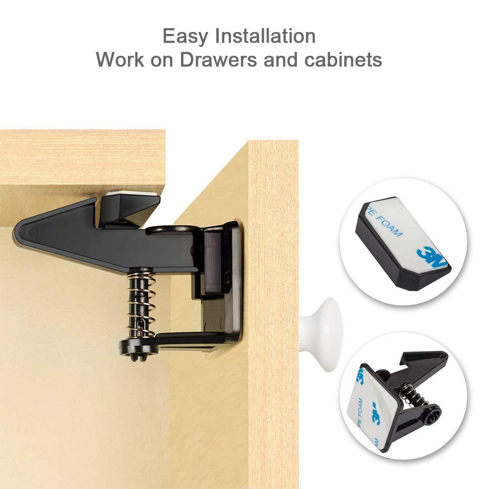 cupboard safety latch