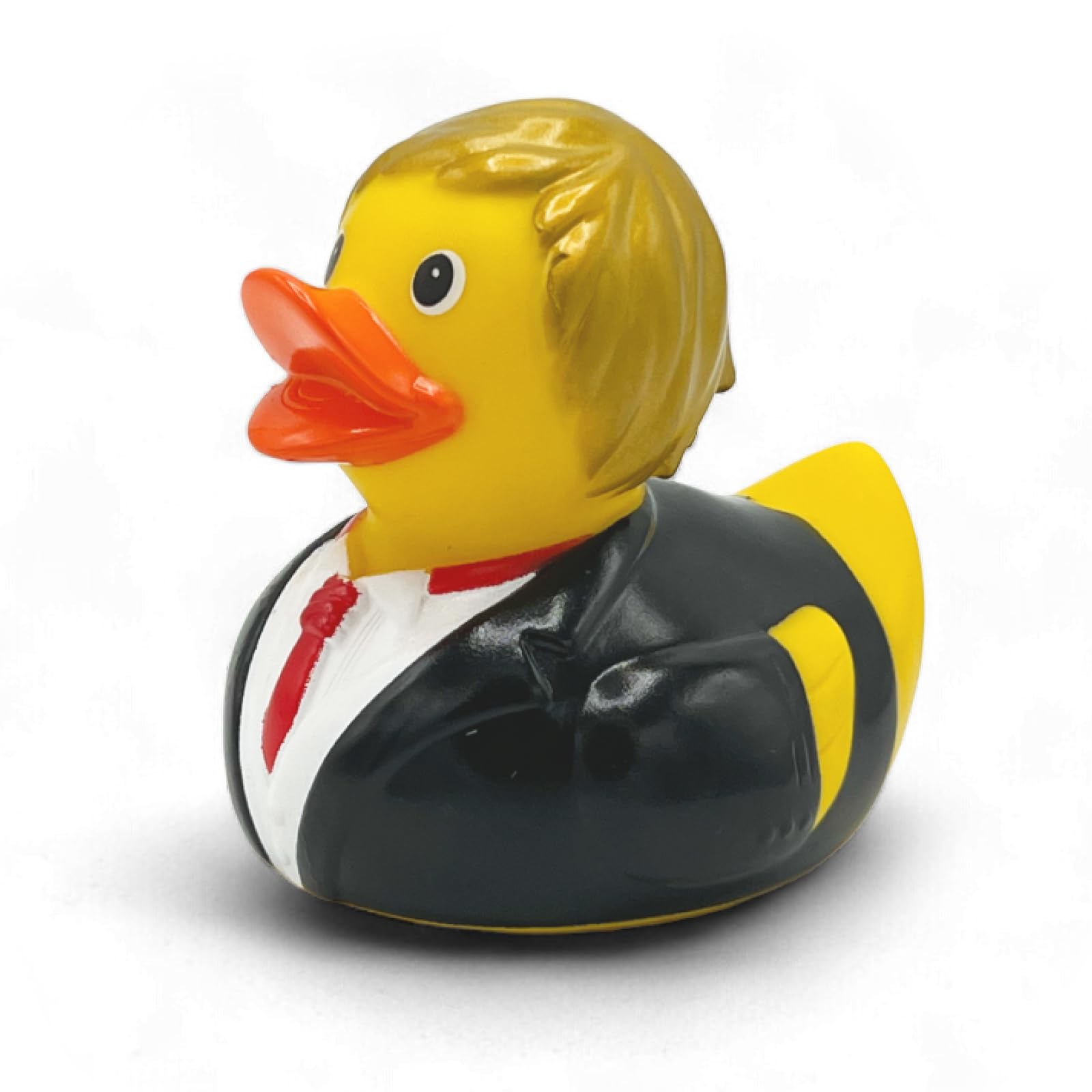 SUPERLOTTI Squeaky duck groom Jens, an original bath duck, quality brand for children